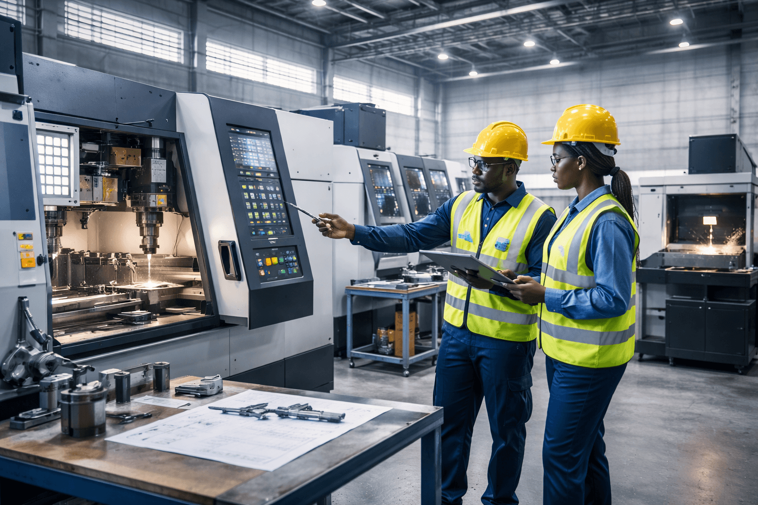 Precision fabrication workshop